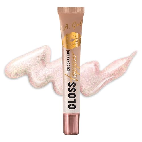 L.A. Girl Gloss Topper, Spark of Romance (Holographic Rose Gold) GLG579