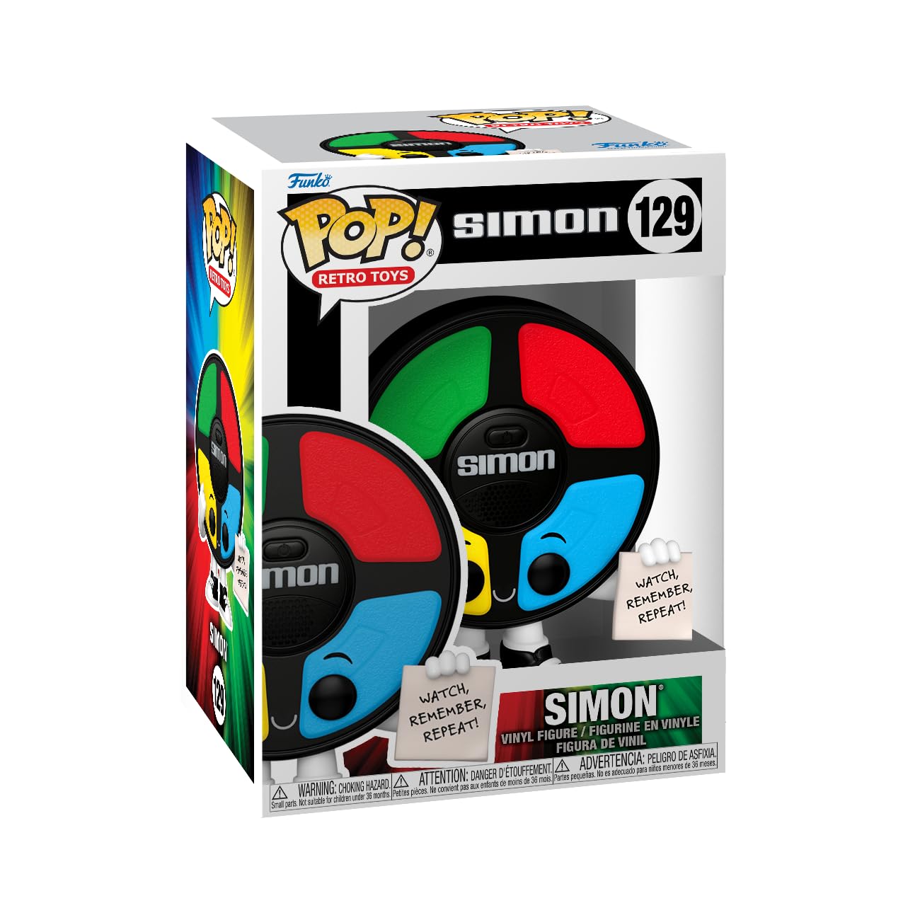 Funko POP! Vinyl: Simon - Logo - Simon - 1/6 Odds for Rare Chase Variant - Glow in The Dark - Collectable Vinyl Figure - Gift Idea - Official…