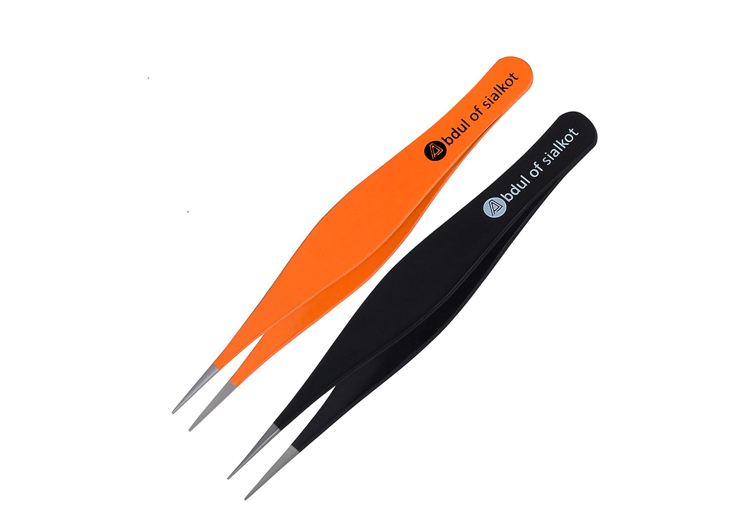 Abdul of Sialkot Pointed Tweezers,Needle Nose Tip, Sharp Precision Ingrown Hair, Surgical Pointed for Blackheads & Splinters/Best Tweezers