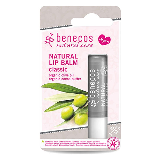2 x Benecos Natural Lip Balm Classic 4.8g Beauty and Personal Care benecos