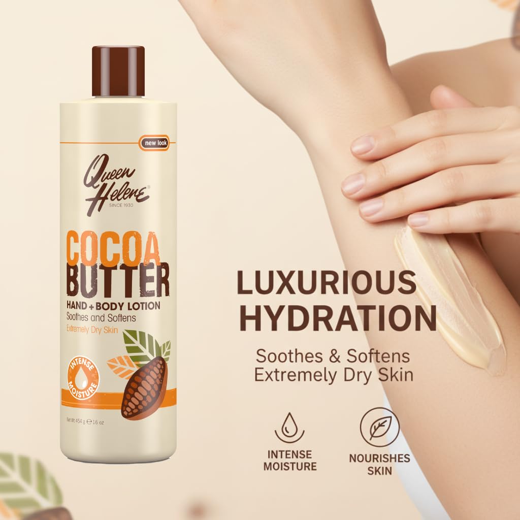 Queen Helene Lotion 32oz Cocoa Butter Hand & Body by Queen Helene pack of 2