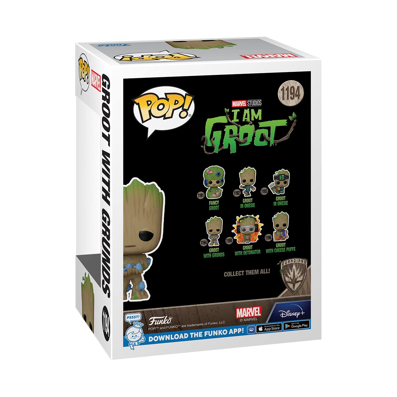 Funko POP! Marvel: Guardians of The Galaxy - Groot with Grunds - Groot Shorts - Collectable Vinyl Figure - Gift Idea - Official Merchandise…