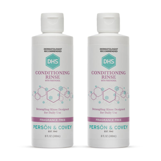 DHS Conditioning Rinse Moisturizing Conditioner - Hydrating and Detangling for Dry, Damaged, or Oily Hair - 2 Pack (8 oz Bottles)