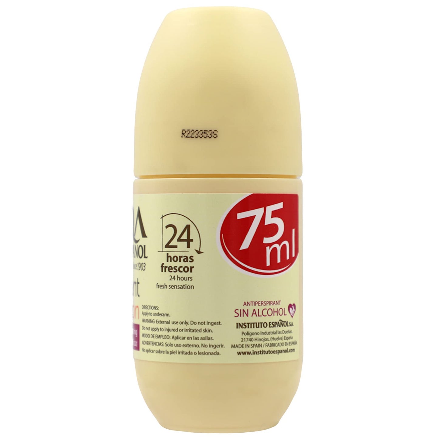 Avena Instituto Espanol Deodorant Roll-On, 3 pack, 2.5 Oz each, 3 Bottles Beauty and Personal Care Avena Instituto Espanol
