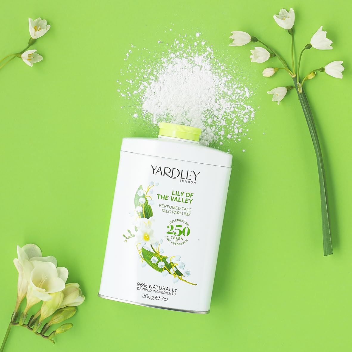 Yardley London Lily of the Valley Perfumed Talc 200g
