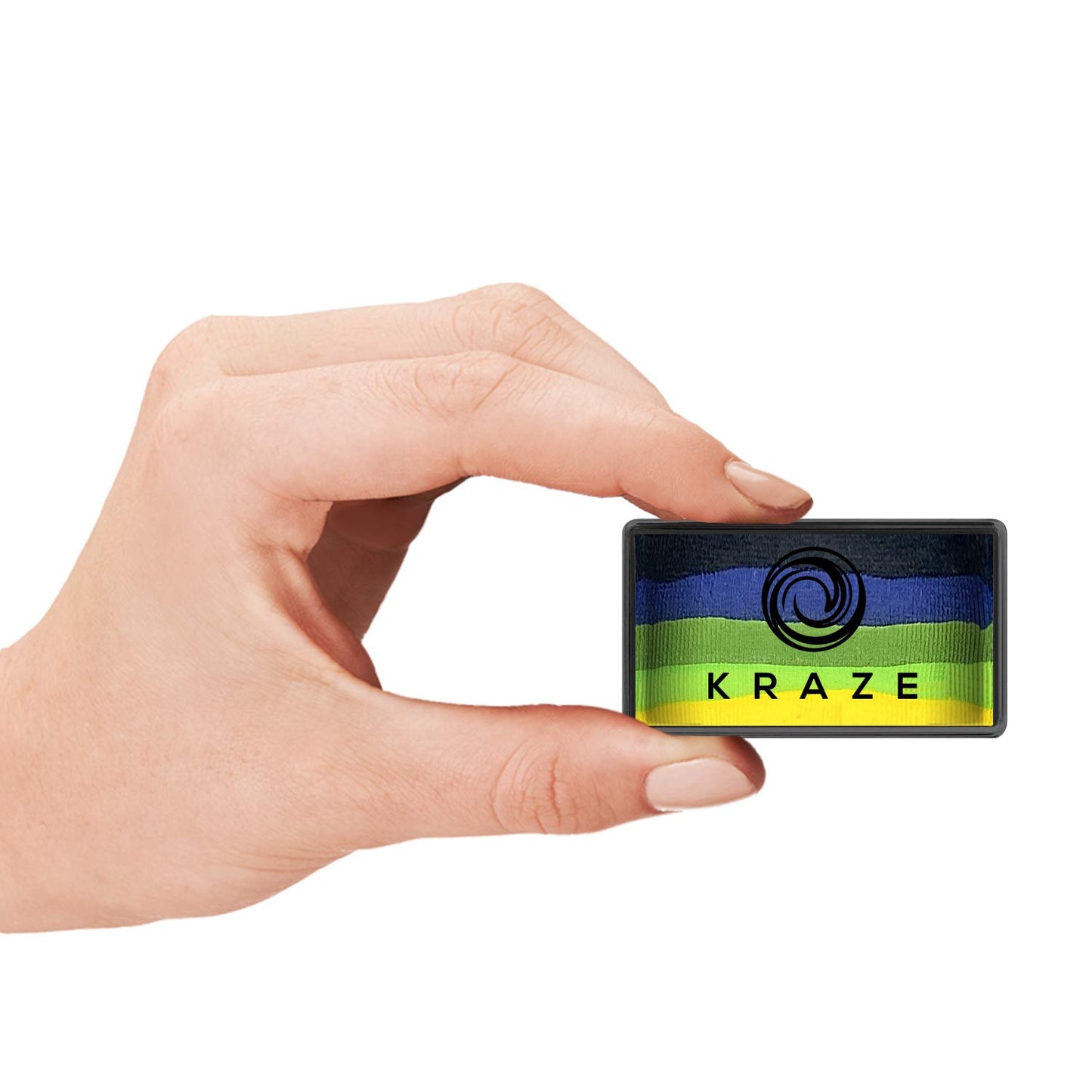 Kraze FX Dome Stroke - Dragon Dance (25 gm), Professional 1-Stroke Split Cake, Hypoallergenic, Non-Toxic, Water Activated Face & Body Painting Makeup