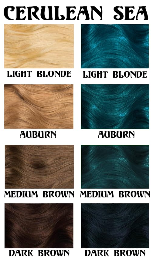 Lunar Tides Semi-Permanent Hair Color (43 colors) (Cerulean Sea, 8 fl. oz.)