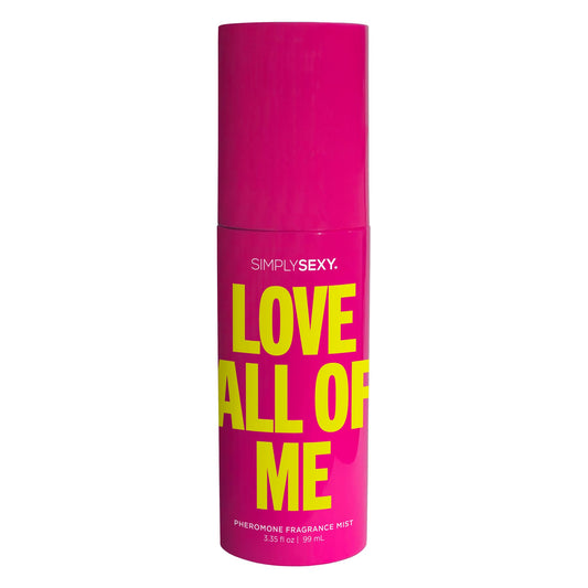 Simply Sexy Affirmations Love All of Me Pheromone Body Mist for Women - Fruity Gourmand Scent with Notes of Fresh Tropical, Mandarin and Tangerine -