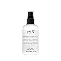 philosophy pure grace body spray - crisp & clean women's scent - with notes of water lily, leafy greens & musk - luxury body spritz for women - long