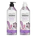 Kerasys Perfume Shampoo and Conditioner Set 20.3 fl oz / 600 ml (Elegance and Sensual)