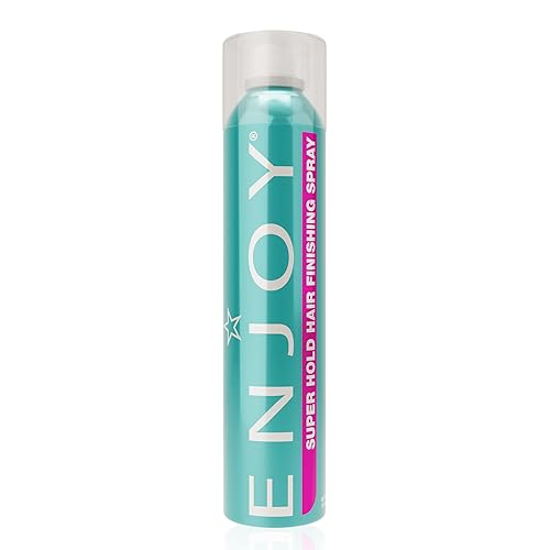 Enjoy Hair Finishing Spray - Quick Drying Versatile Styling - Provides Volume Shine Control - Firm Flexible Hold For All Hair Types (10 Oz)