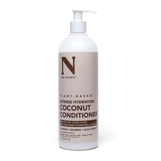 Dr. Natural Intense Hydration Coconut Conditioner - Hydrating Conditioner for Women and Men with Shea Butter - Frizz Control and Hair Growth - 473 ml