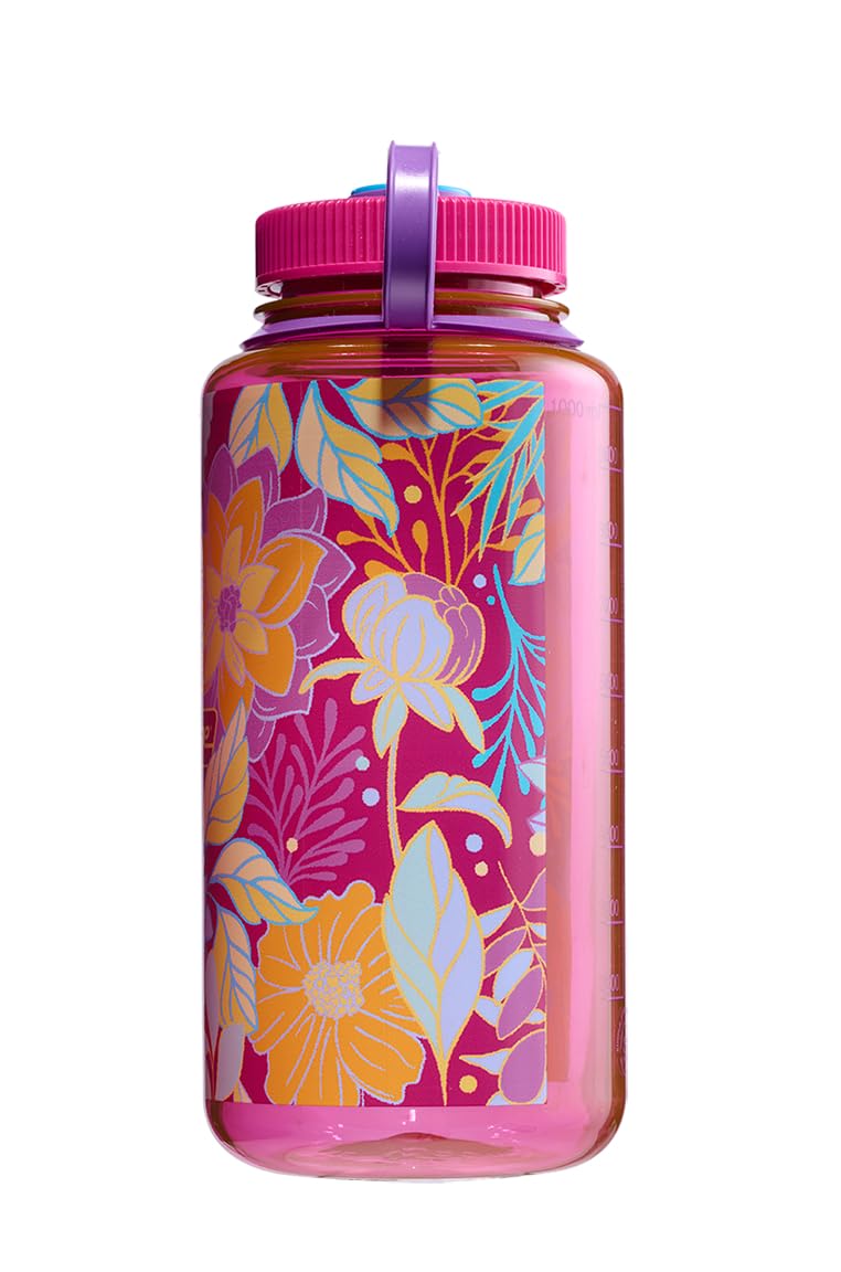 Nalgene Water Bottle 'WH Sustain' - 1 Litre Botanical Florals