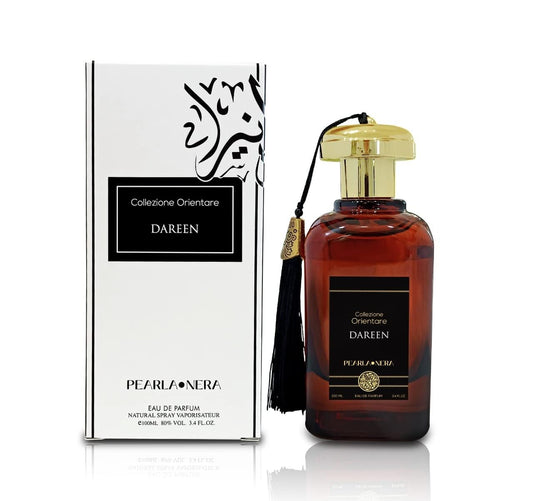 PEARLANERA DAREEN, a Sweet Wood/Amber and Floral Rose Scent Accords. Arabian Perfume. Oud Perfume for Women. Fragancias para Mujeres 3.4 Oz