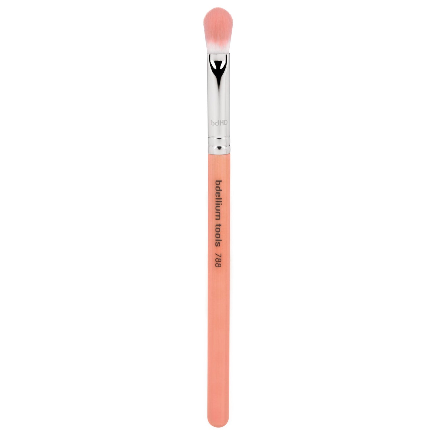 Bdellium Tools Professional Makeup Brush - Pink Bambu Series 788 BDHD Phase III Blending/Concealing - With Mix of Soft Synthetic & Natural Fibers,