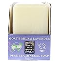 One With Nature Dead Sea Mineral Soap, Goat's Milk & Lavender, 6 Bars, 4 oz (114 g) Each