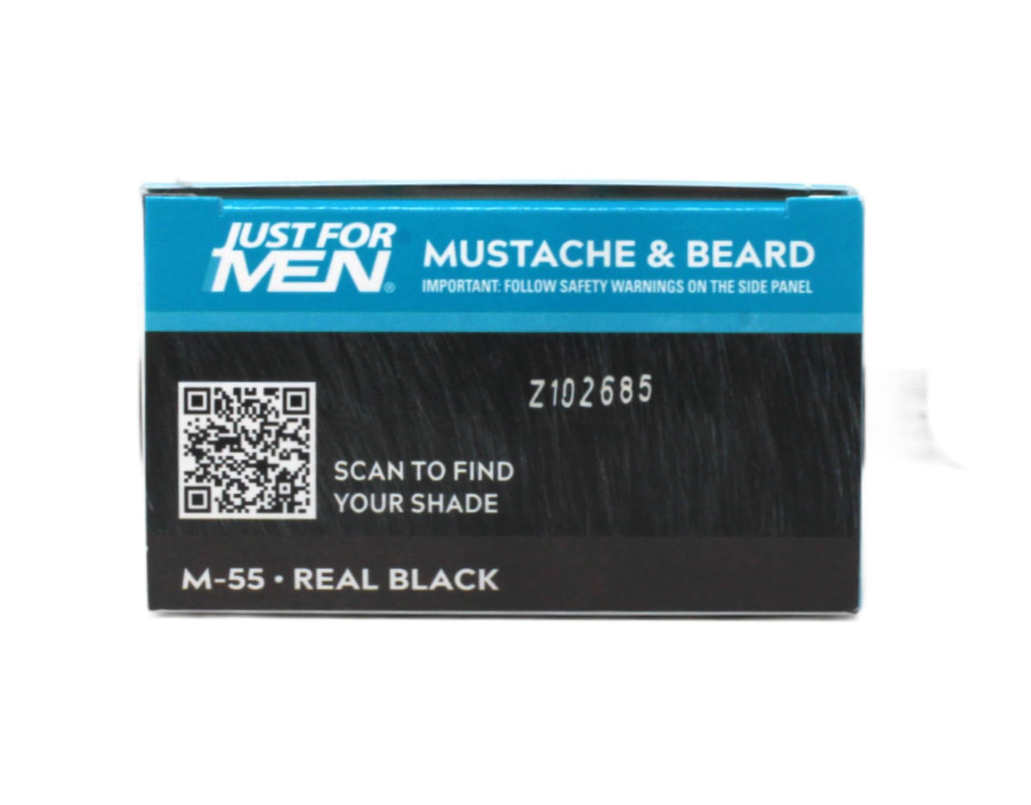 JUST FOR MEN Color Gel Mustache & Beard M-55 Real Black 1 Each (Pack of 12)