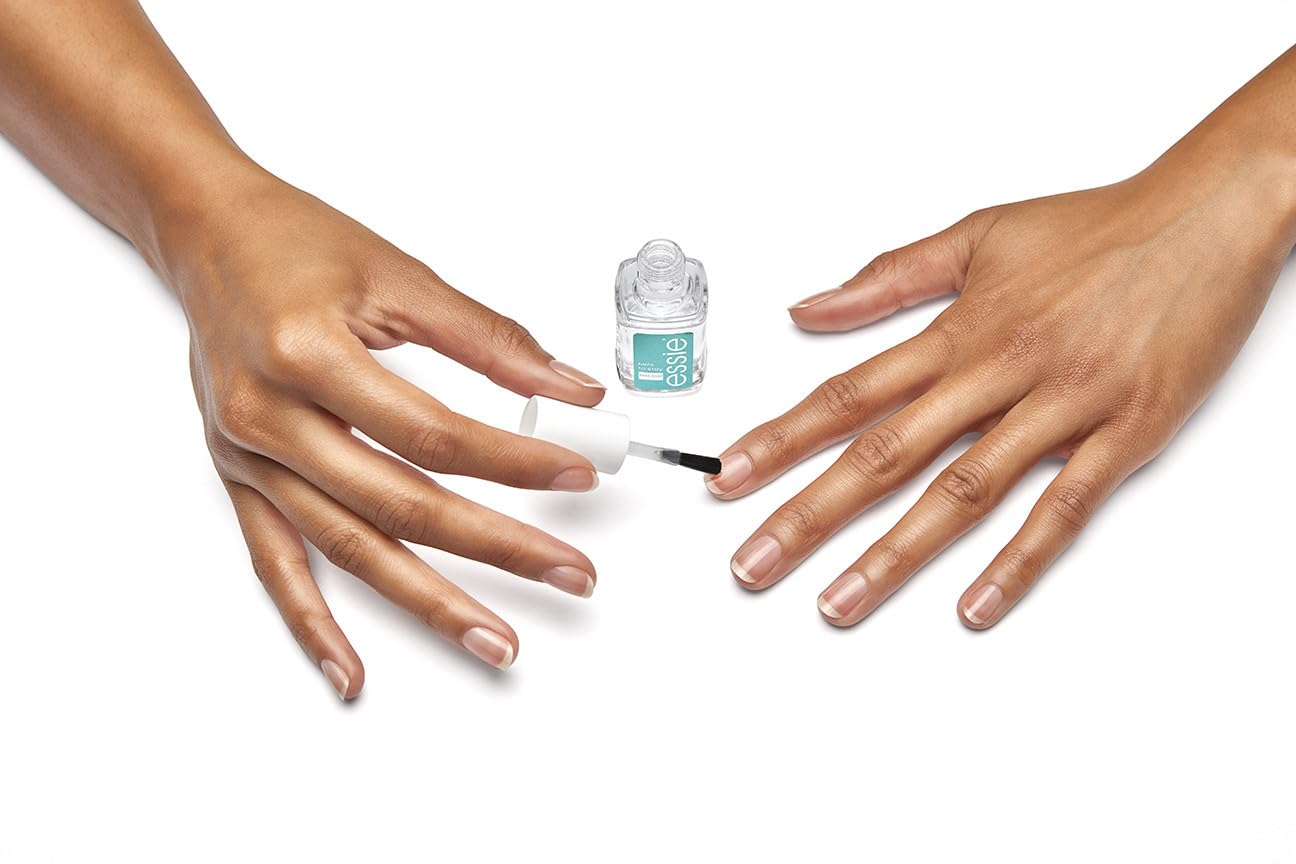 essie salon quality nail care, vegan formula, clear base coat, Here To Stay, 0.46 fl oz Beauty & Personal Care essie
