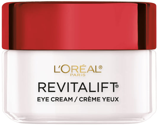 L'Oreal Paris Skincare Revitalift Anti-Wrinkle and Firming Eye Cream with Pro Retinol, Treatment to Reduce Dark Circles, Fragrance Free, 0.5 oz. Beauty & Personal Care L'Oreal Paris