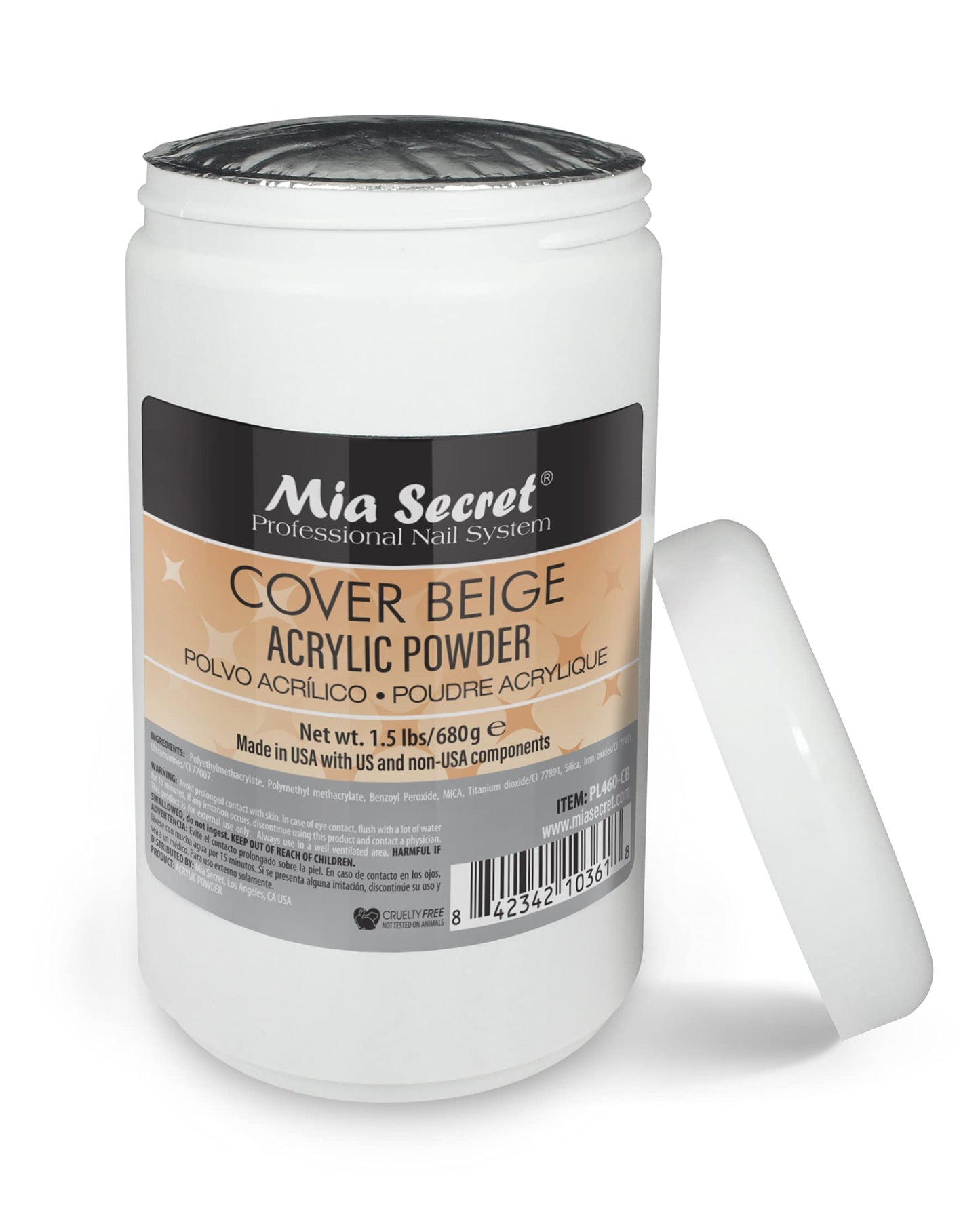Mia Secret Cover Beige Acrylic Powder - 1.5 lbs Beauty & Personal Care Mia Secret