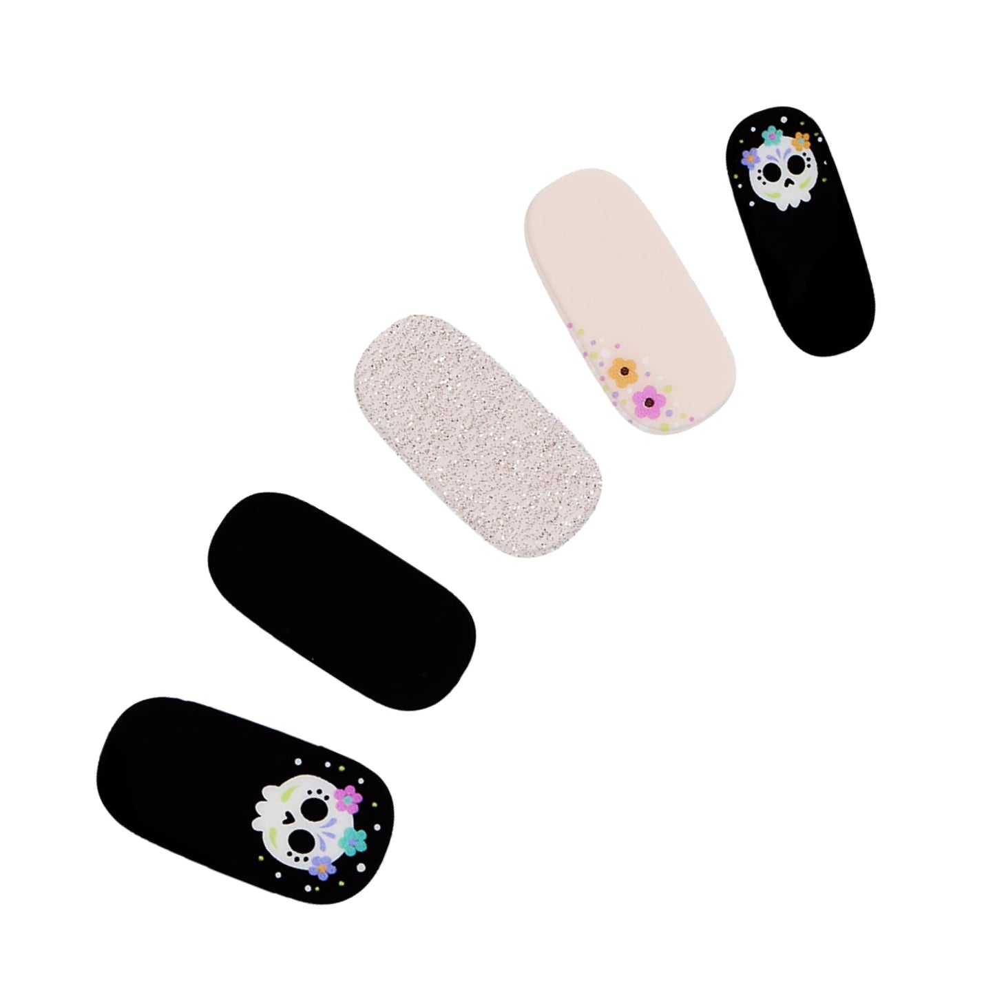 Dashing Diva Gloss Nail Strips - Sugarcoat It | UV Free, Chip Resistant, Long Lasting Gel Nail Stickers | Contains 32 Wraps, 1 Prep Pad, 1 File Beauty & Personal Care Dashing Diva