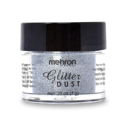 Mehron Makeup Paradise Glitter FX | Professional Cosmetic for Makeup & Art | Vibrant & Shimmering Loose Glitter .25 oz (7 g) (Gunmetal)