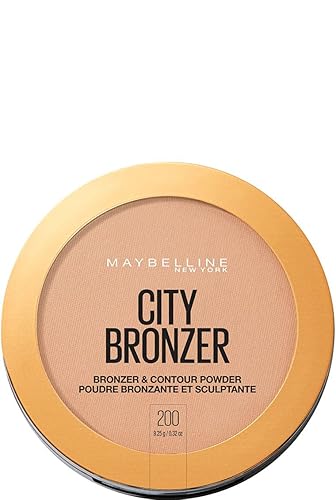 Maybelline New York City Bronzer Powder Makeup, Bronzer and Contour Powder, 200, 0.32 oz.