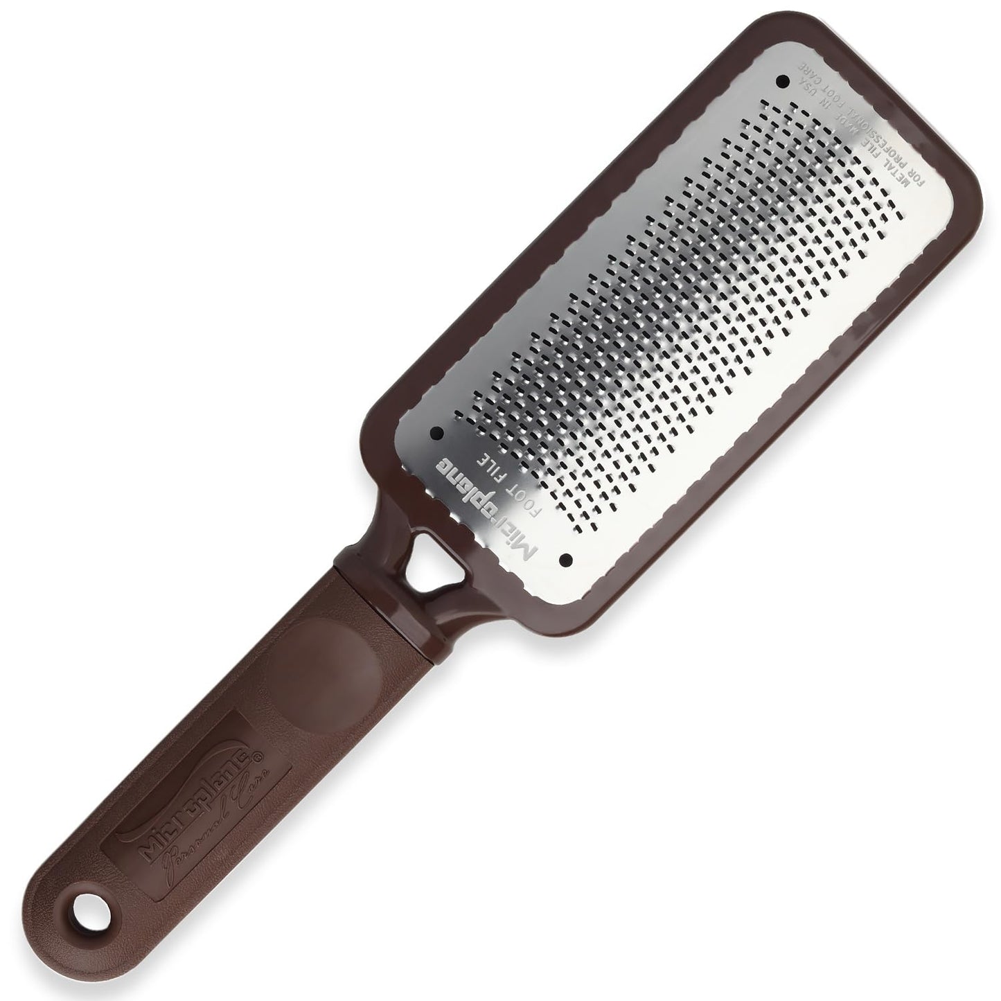 Microplane Colossal Foot File Scraper - The Original Stainless Steel Foot Rasp, Dead Skin/Callus Remover for Feet, Gentle Foot Scrubber, Pedicure