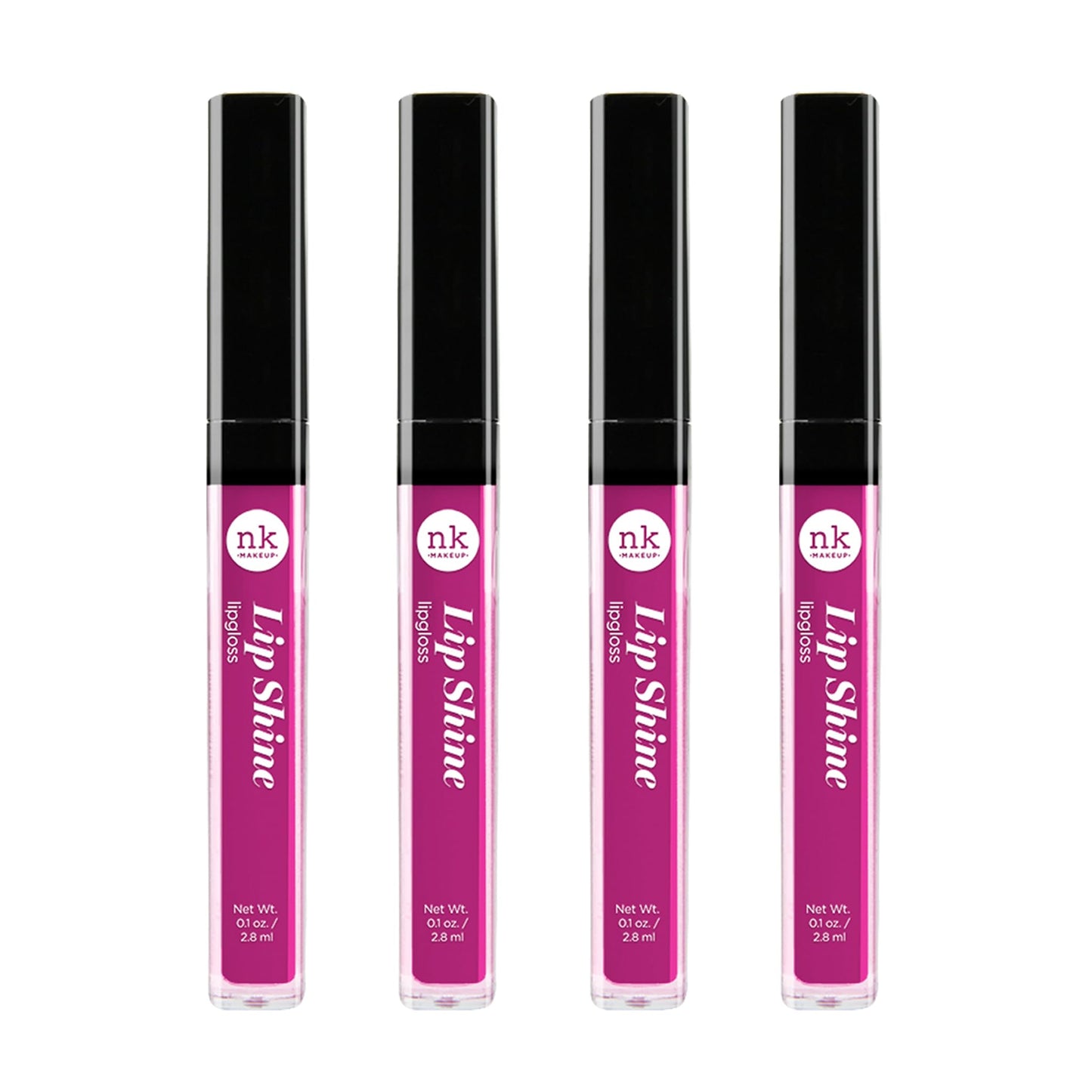 NICKA K NEW YORK Lip Shine, Cosmetics, vibrant colors, bright colors, shining lips, lip shine, long lasting (AMZ241)