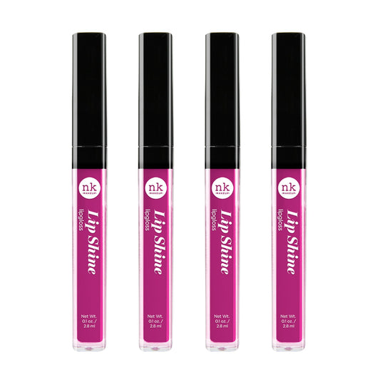 NICKA K NEW YORK Lip Shine, Cosmetics, vibrant colors, bright colors, shining lips, lip shine, long lasting (AMZ241) Beauty & Personal Care NICKA K NEW YORK