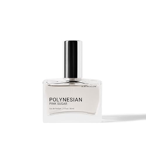 The Beachwaver Co. B. Bungalow Polynesian Pink Sugar Fragrance - Full Size (1 Fl Oz) | Notes of Caribbean Coconut, Fresh Mandarin Orange & Hawaiian Sugar Cane