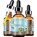 Botanical Beauty Moringa Oil 100% Pure Natural Undiluted Cold Pressed Carrier Oil for Face Skin, Hair, Lips, Nails. Rich in Vitamin C, Vitamin E (0.5
