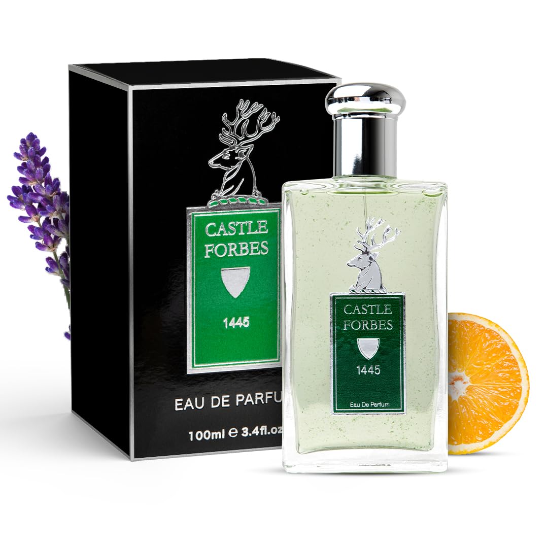 Castle Forbes 1445 Fragrance for Men, 100ml | Light & Timeless Cologne Scent w/Essential Oils | Distinctly British, Paraben-Free, Cruelty-Free