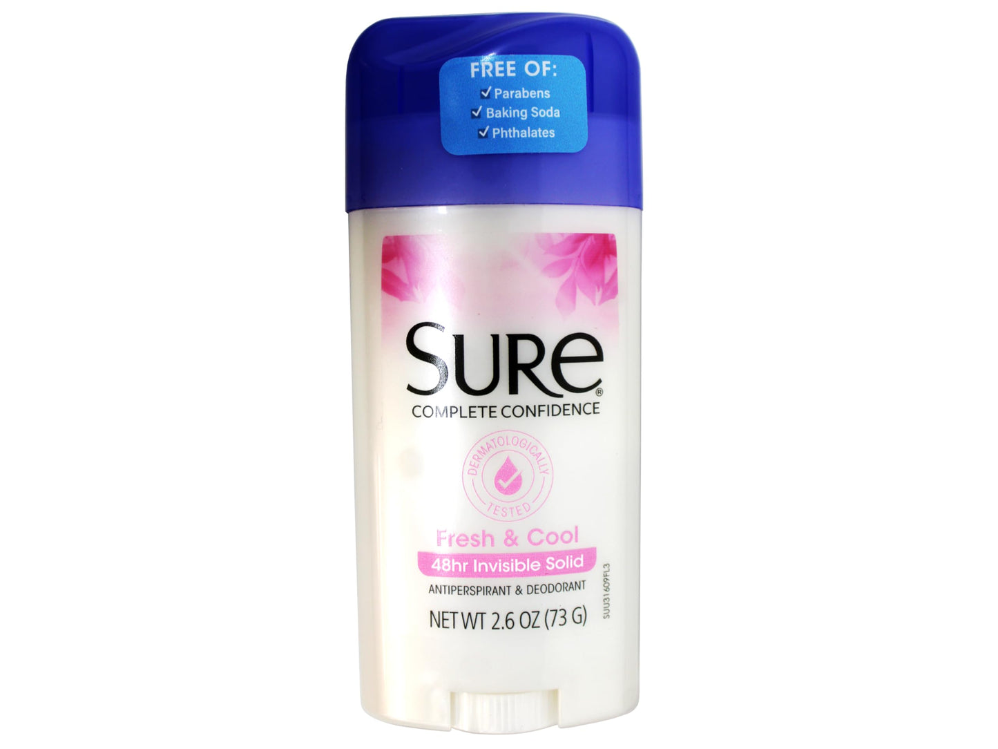 Sure Anti-Perspirant & Deodorant Invisible Solid Fresh & Cool 2.60 oz (Pack of 6) Beauty and Personal Care Sure