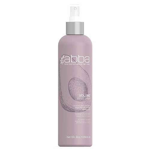ABBA - Pure Volume Root Spray - Volumizing & Lifting for Fine Hair - Avocado Oil & Lemongrass, 8 fl oz