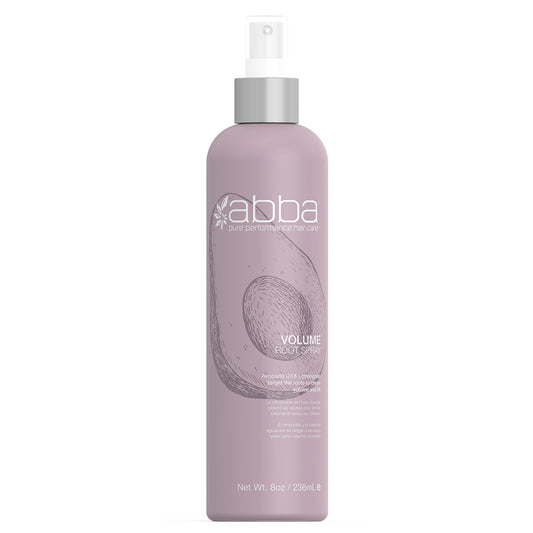 ABBA - Pure Volume Root Spray - Volumizing & Lifting for Fine Hair - Avocado Oil & Lemongrass, 8 fl oz