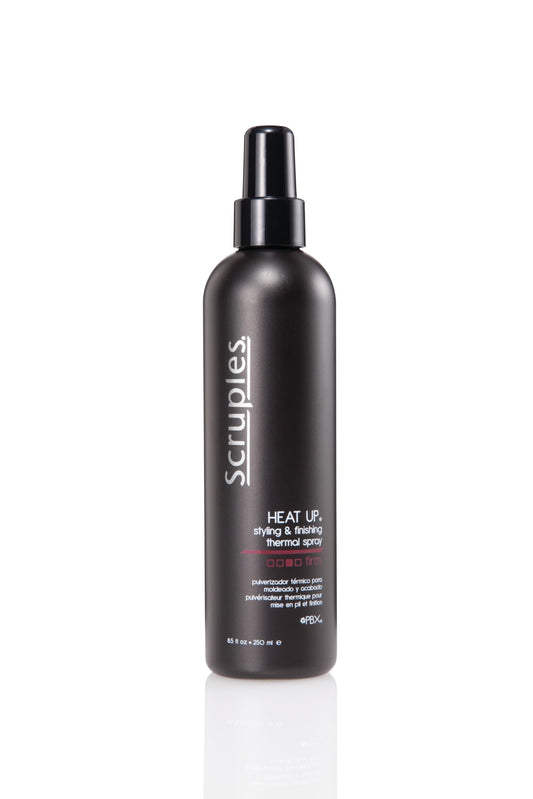 Scruples Heat Up Styling Spray - Hair Heat Protectant with Control, Hold and Texture - Lightweight, Water Soluble Formula (8.5 oz)