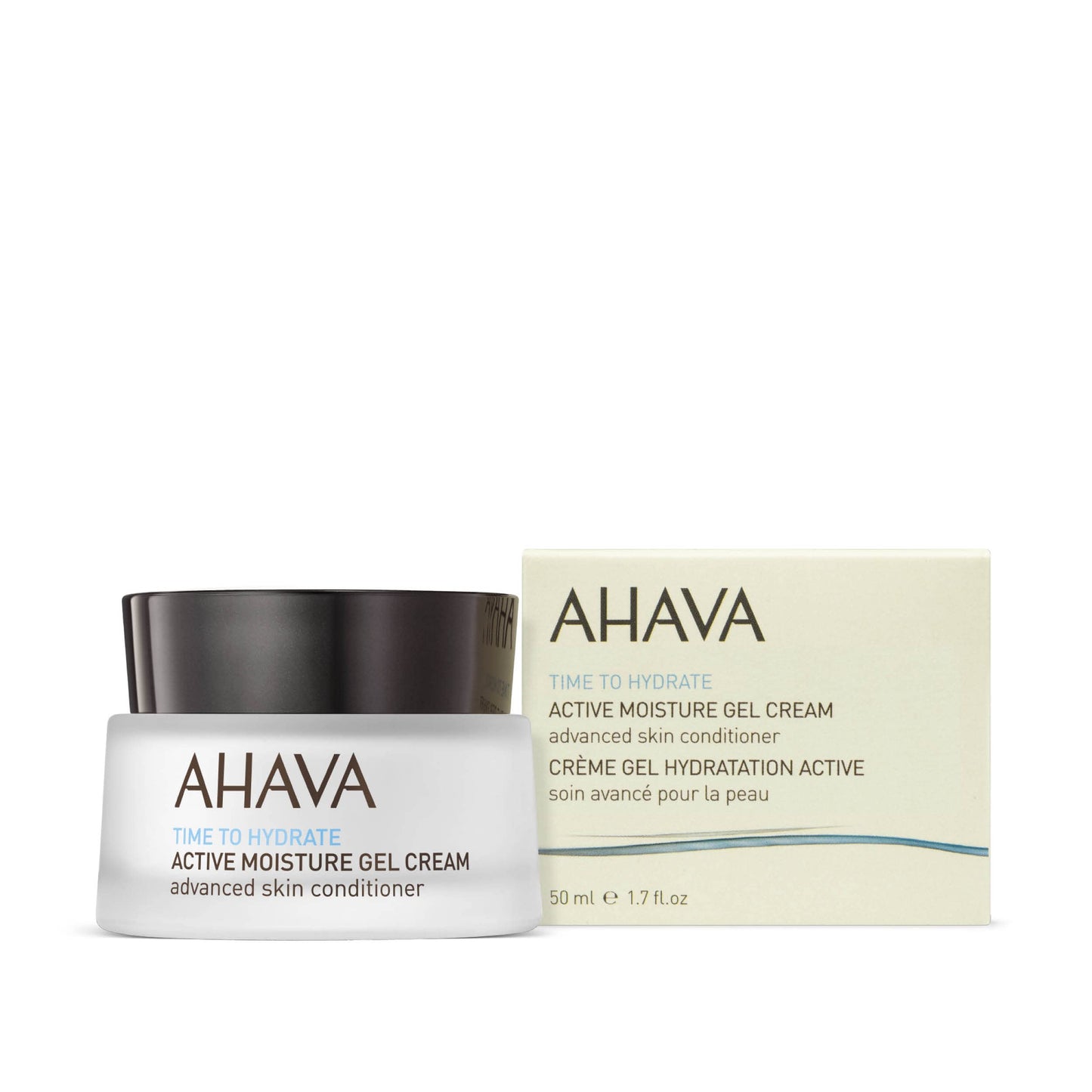 AHAVA Time To Hydrate Active Moisture Gel Cream, Advanced Skin Conditioner - Ultra Fresh Moisture Suspending Gel-Cream for Rejuvenation, Instant