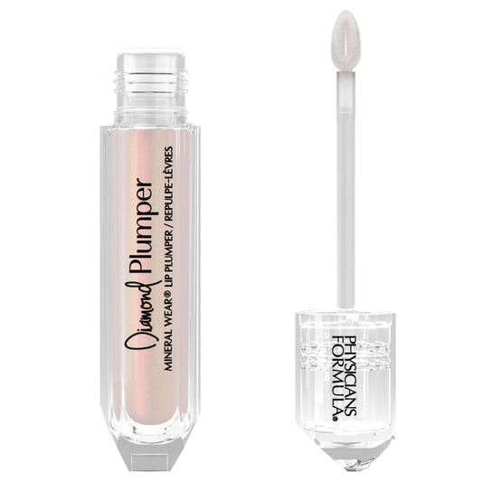 Physicians Formula Mineral Wear Diamond Lip Plumper Gloss, Dermatologist Tested, Light Pink Princess Cut Beauty & Personal Care Physicians Formula