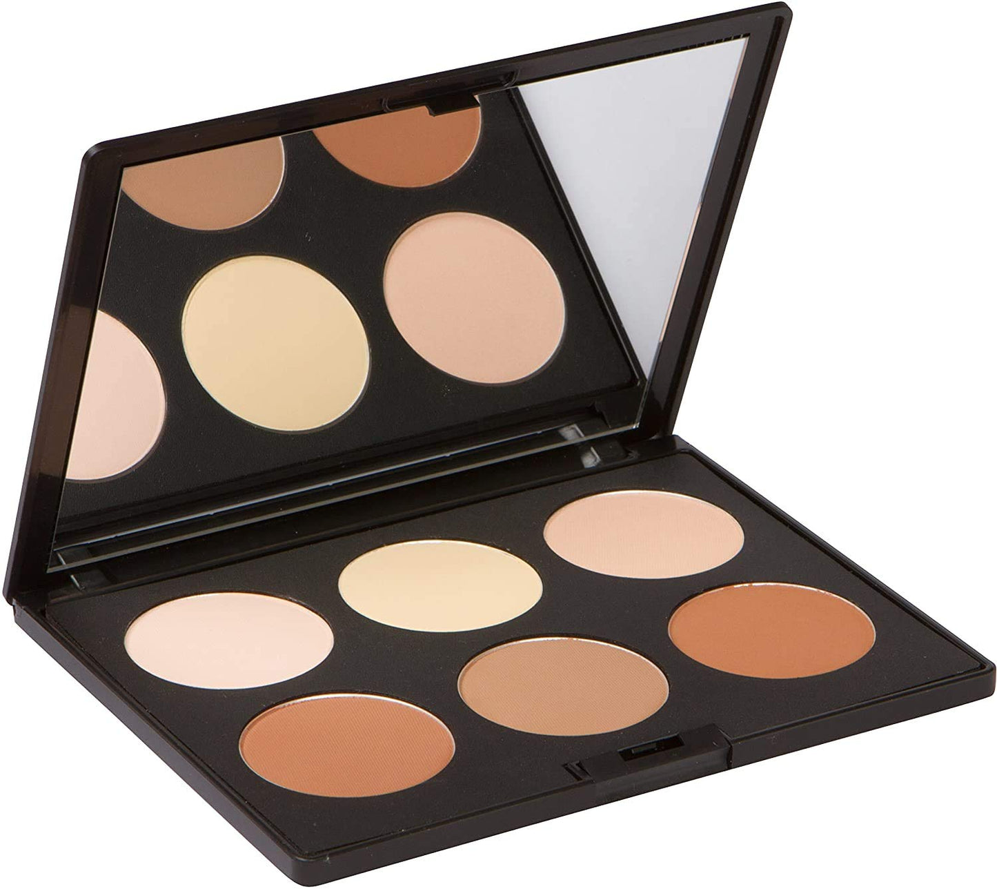 Elizabeth Mott Bronzer Contour Kit & Highlighter Powder Makeup - 6 Blendable Shades for a Natural Sun-Kissed Glow - Long-Lasting, Lightweight