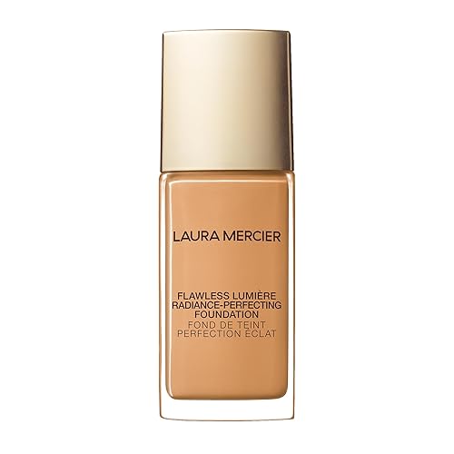 Laura Mercier Flawless Lumière Foundation, 15HR Hydration, Medium to Full Coverage, Improves the Look of Dull and Dry Skin, Luminous Finish, Non-Comedogenic, Vitamin C Infused, 2N2 Linen