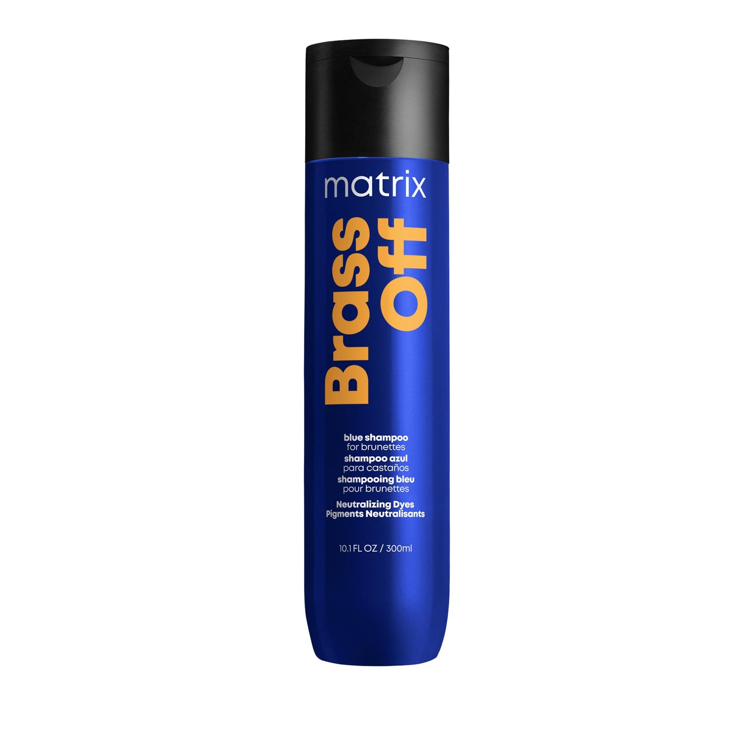 Matrix Brass Off Blue Shampoo | Refreshes, Tones & Neutralizes Brassy Tones | Color Depositing Shampoo | For Lightened Brunettes or Dark Blondes | Beauty and Personal Care MATRIX