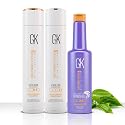 GK HAIR Moisturizing Shampoo and Conditioner Set - Silver Bombshell Shampoo for Dry, Frizzy, Damaged, and Color-Treated Hair - Nourishing Formula