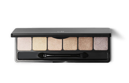 e.l.f. Cosmetics Prism Eyeshadow Palette, Six Silky Eyeshadows Create Luminous, Shimmery Eyes, Naked