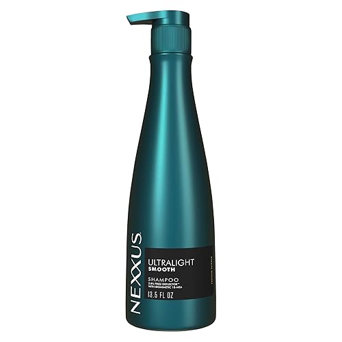 Nexxus Ultralight Smooth Shampoo for Dry and Frizzy Hair Weightless Smooth Hair Treatment to Block Out Frizz 13.5 fl oz