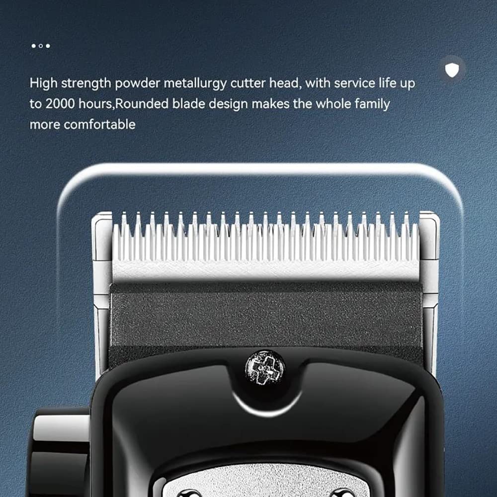 RASRGTRQ Mens Hair Clippers, Adjustable Powder Metallurgy Tool Head Hair Trimmer Intelligent Display Light Low Noise Hair Clipper Beauty and Personal Care RASRGTRQ