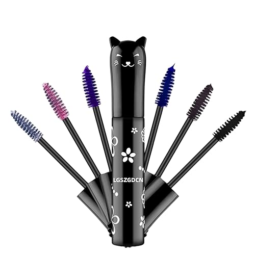 LGSZGDCN 6 Colors Mascara eyelash for Liquid Sensational Washable Thick And Waterproof Fast Dry Extensions Curling Lengthening Makeup Eye, Lifting