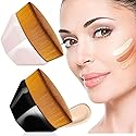 Brochas De Maquillaje, Flat Top Kabuki Hexagon Foundation Brush, Brochas De Maquillaje Con Tapa Plana Magic Brochas Para Base De Maquillaje Makeup