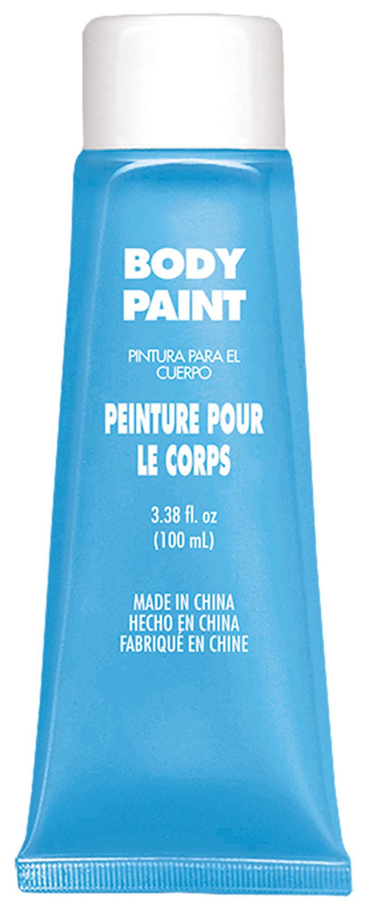 Amscan 3900764 Non Toxic Cream Based Full Body Paint, 34 Oz, Light Blue