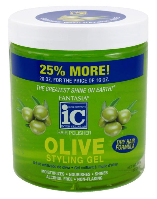 Fantasia Gel Bonus Olive Oil Dry Hair Formula Styling Gel, 20 Ounce Beauty & Personal Care Fantasia